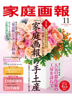 cover image of 家庭画報: 2022年11月号